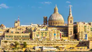 view of valletta the capital of malta